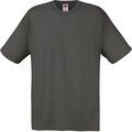 Camiseta niños algodón cuello redondo Light Graphite 12/13 ans