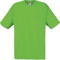 Camiseta niños algodón cuello redondo Lime 5/6 ans