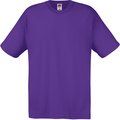 Camiseta niños algodón cuello redondo Purple 7/8 ans