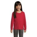 Camiseta Niños Manga Larga Algodón Rojo 4 Años