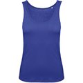 Camiseta orgánica sin mangas mujer Cobalt Blue Xl