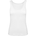 Camiseta orgánica sin mangas mujer White L