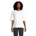 Camiseta oversize de mujer 100% algodón orgánico Blanco Xs
