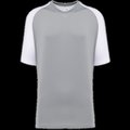 Camiseta pádel bicolor hombre White / Fine Grey S