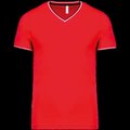 Camiseta de punto piqué de hombre Red / Navy / White M
