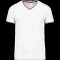 Camiseta de punto piqué de hombre White / Navy / Red L