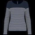 Camiseta a rayas de manga larga Navy / White Stripes S