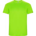 Camiseta Reciclada Control Dry Verde Fluor 3XL