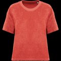 Camiseta de rizo para mujer corte oversize Paprika L
