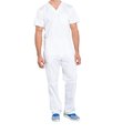 Camiseta Sanitaria 3 bolsillos White Xxs