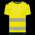 Camiseta de seguridad protección UV Hi Viz Yellow / Navy 4Xl