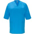 Camiseta de Servicios con Bolsillos y Escote V AZUL DANUBIO L