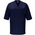 Camiseta de Servicios con Bolsillos y Escote V Marino XS