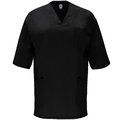 Camiseta de Servicios con Bolsillos y Escote V Negro M