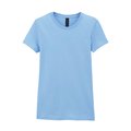 Camiseta sutil mujer algodón Light Blue Xl