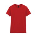 Camiseta sutil mujer algodón Red L