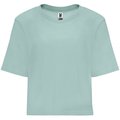 Camiseta de Talle Corto para Mujer AZUL LAVADO M