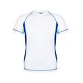 Camiseta técnica adulto bicolor transpirable Azul S
