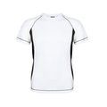 Camiseta técnica adulto bicolor transpirable Neg L