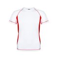 Camiseta técnica adulto bicolor transpirable Roj M