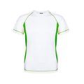 Camiseta técnica adulto bicolor transpirable Verde XXL
