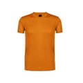 Camiseta técnica adulto de varios colores con diseño en espalda y mangas transpirable Naranja XXL