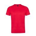 Camiseta técnica adulto de colores y tejido altamente transpirable  Rojo S