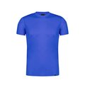 Camiseta técnica adulto ecológica de PET reciclado transpirable Azul XXL