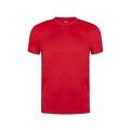 Camiseta técnica adulto transpirable de colores algunos fluorescentes Rojo L