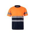 Camiseta técnica con bandas reflectantes