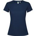 Camiseta técnica entallada para mujer Marino L