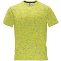 Camiseta Técnica Estampada PIXEL AMARILLO FLUOR L