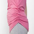 Camiseta técnica fruncida mujer