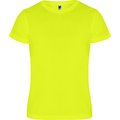 Camiseta Técnica Manga Corta Amarillo Fluor 16