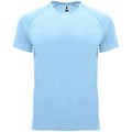 Camiseta técnica manga corta cuello redondo Celeste Xl