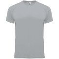 Camiseta técnica manga corta cuello redondo Gris 3XL