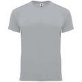 Camiseta técnica manga corta cuello redondo Gris M