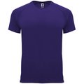 Camiseta técnica manga corta cuello redondo Morado 2XL