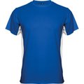 Camiseta técnica de manga corta transpirable ROYAL/BLANCO M
