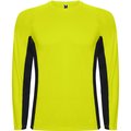 Camiseta técnica manga larga Amarillo Fluor/ Negro S