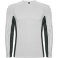 Camiseta técnica manga larga Blanco/Plomo Oscuro 2Xl