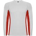Camiseta técnica manga larga Blanco/Rojo M