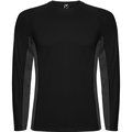 Camiseta técnica manga larga Negro/Plomo Oscuro S
