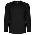 Camiseta técnica manga larga ranglán Negro 16