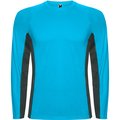 Camiseta técnica manga larga Turquesa/Plomo Oscuro L