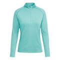 Camiseta Técnica Mujer Cuello Cremallera y Manga Larga VERDE MENTA XL