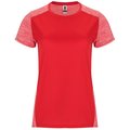 Camiseta Técnica Mujer Doble Tejido Bicolor Rojo/Rojo Vigore M