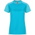 Camiseta Técnica Mujer Doble Tejido Bicolor Turquesa/Turquesa Vigore S
