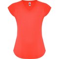 Camiseta Técnica Mujer Entallada CORAL FLUOR L