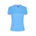 Camiseta técnica mujer en variedad colores con diseño en espalda y mangas transpirable Azc XL
